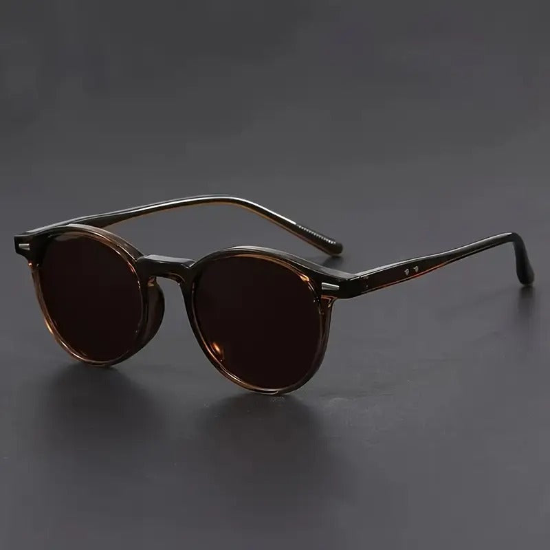 Heren Zonnebril RetroView – Ronde Schildpadbril met Lichtgewicht Frame