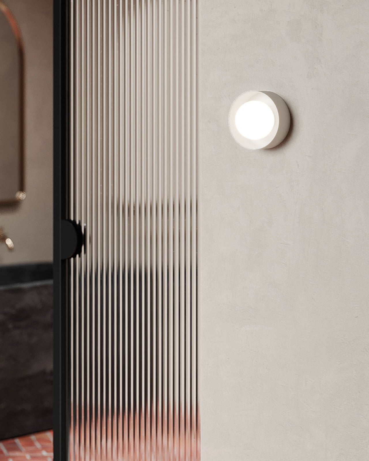 Gekaderde Orb Wandlamp