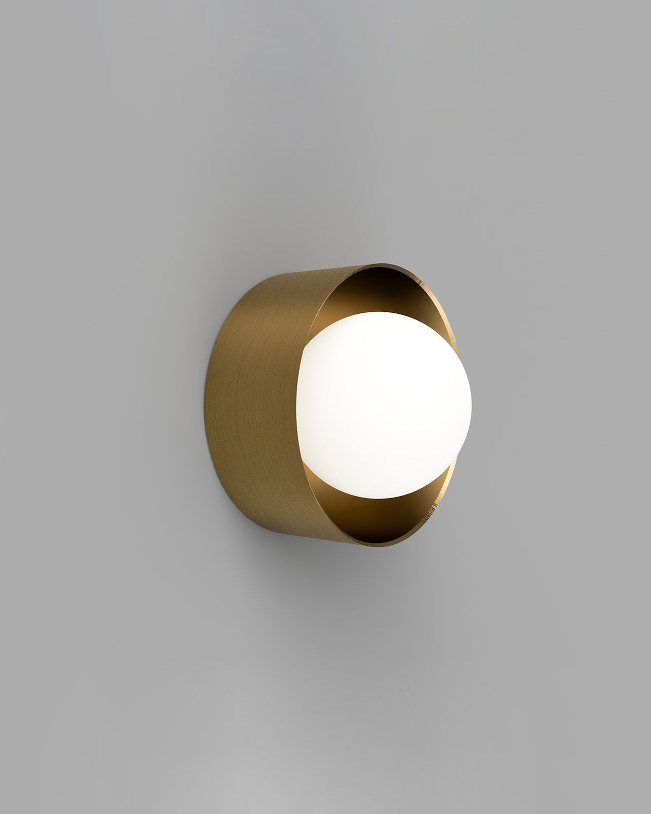 Gekaderde Orb Wandlamp