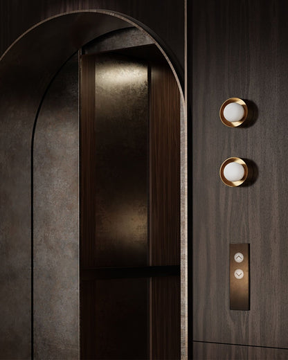 Gekaderde Orb Wandlamp