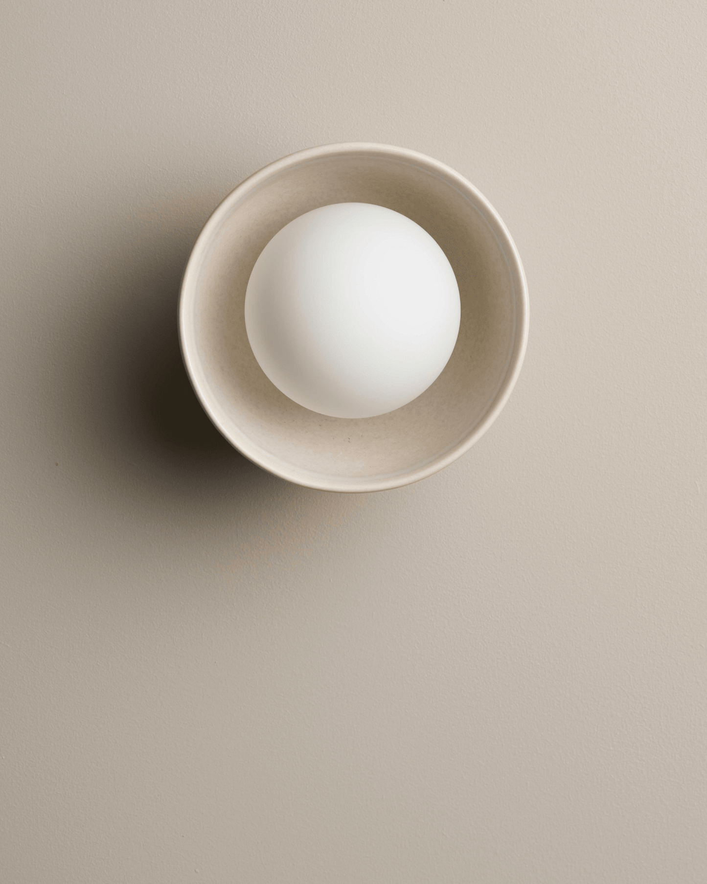 Handgemaakte Keramische Kom Wandlamp