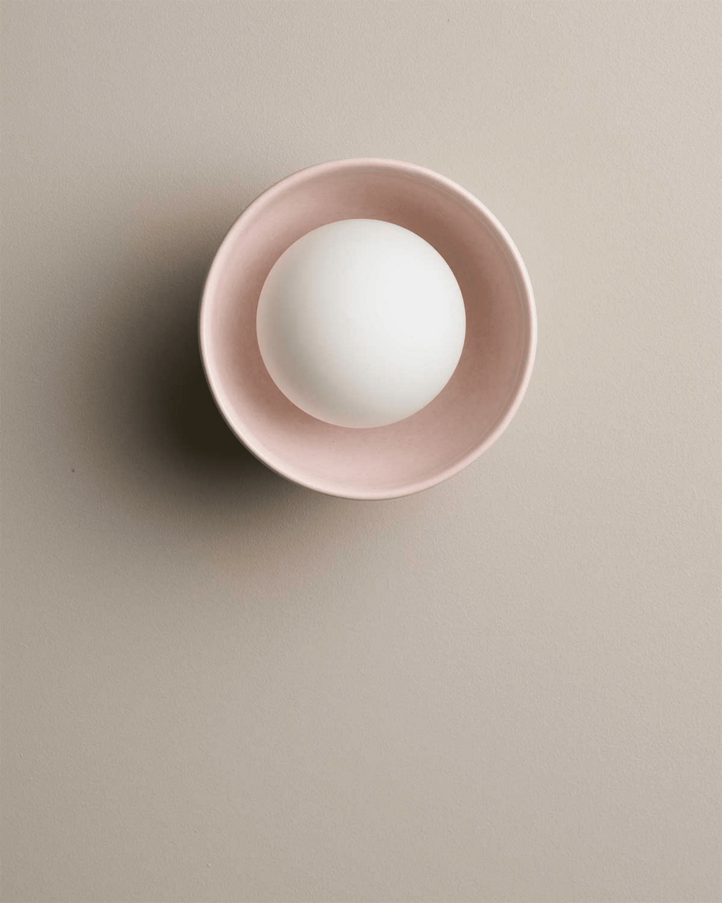 Handgemaakte Keramische Kom Wandlamp