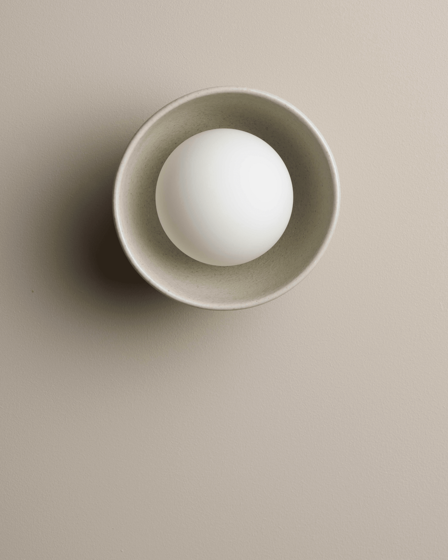 Handgemaakte Keramische Kom Wandlamp