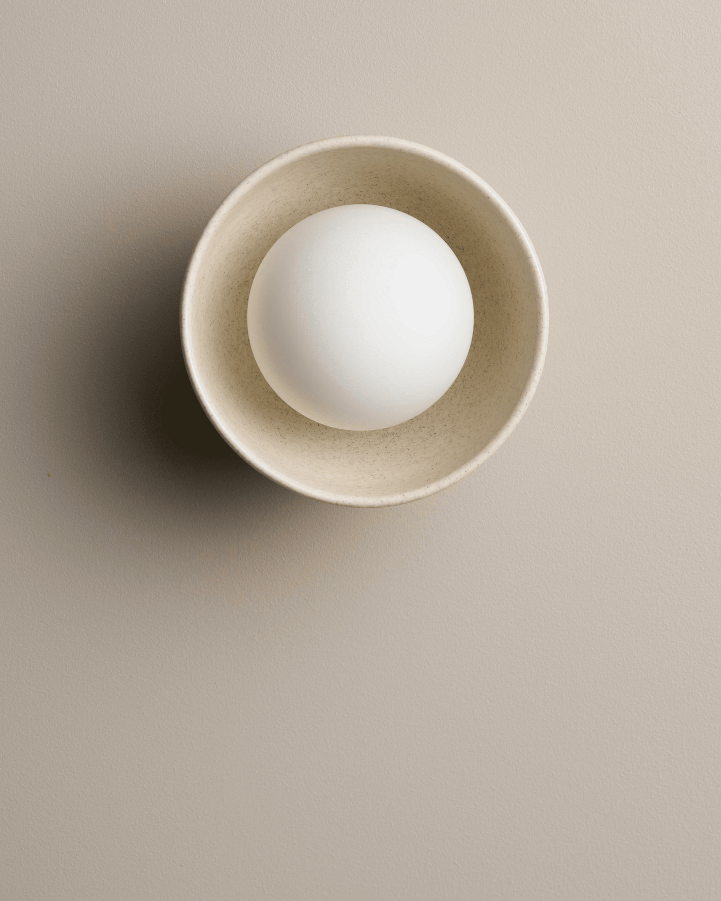 Handgemaakte Keramische Kom Wandlamp