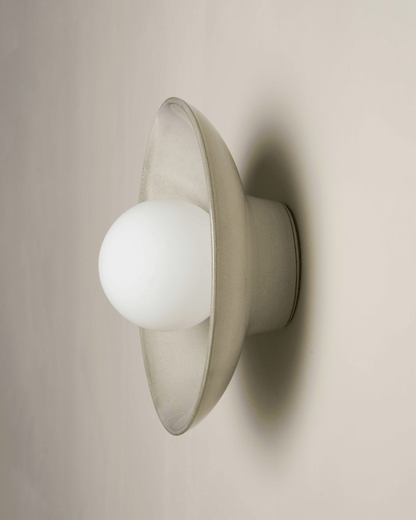 Handgemaakte Keramische Schotel Wandlamp