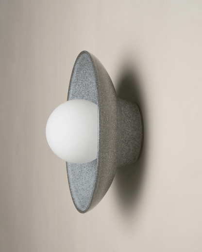 Handgemaakte Keramische Schotel Wandlamp