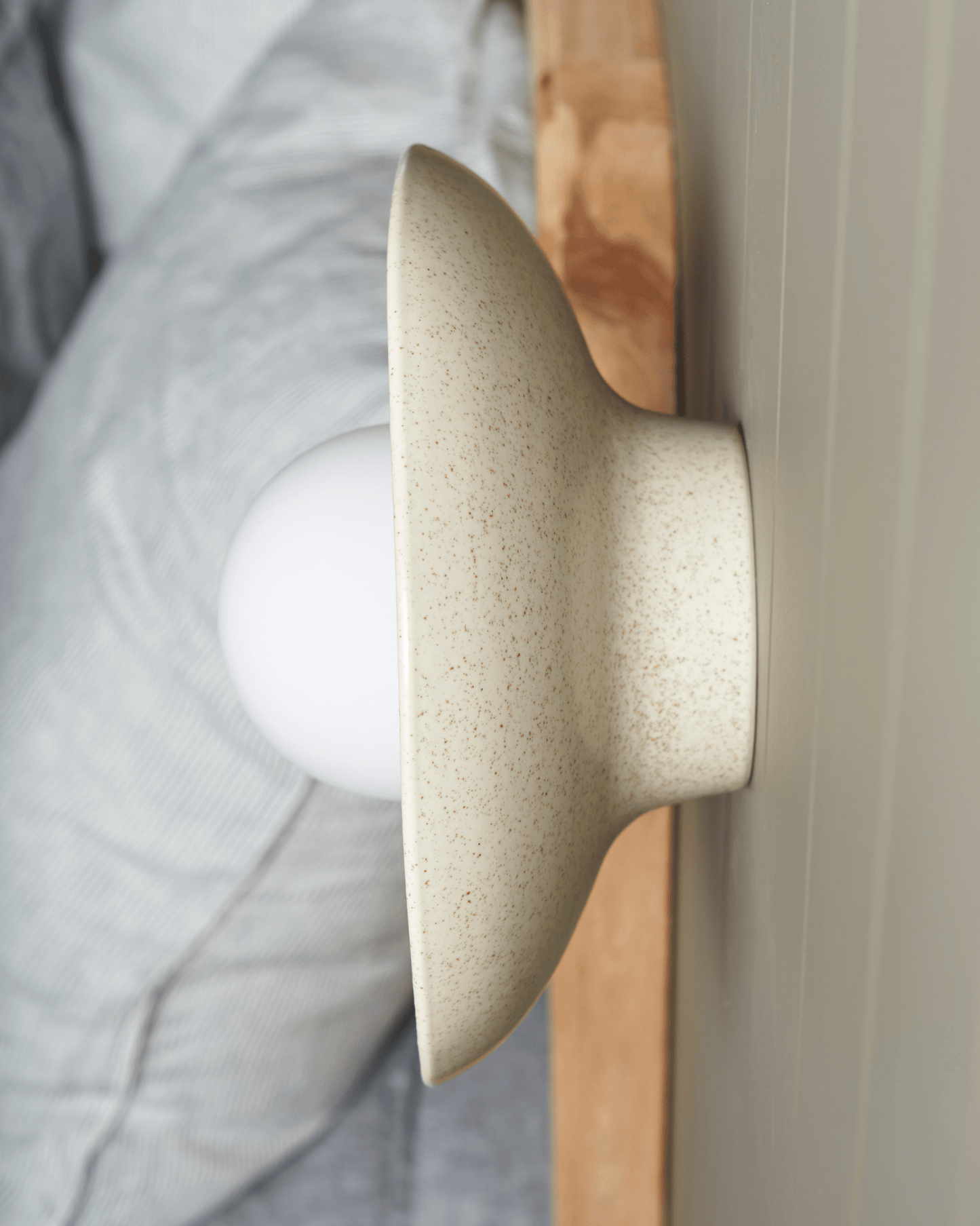 Handgemaakte Keramische Schotel Wandlamp
