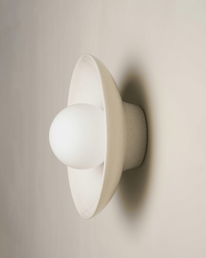 Handgemaakte Keramische Schotel Wandlamp