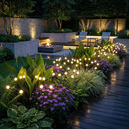 Zonne-zwiepende Tuinlampen