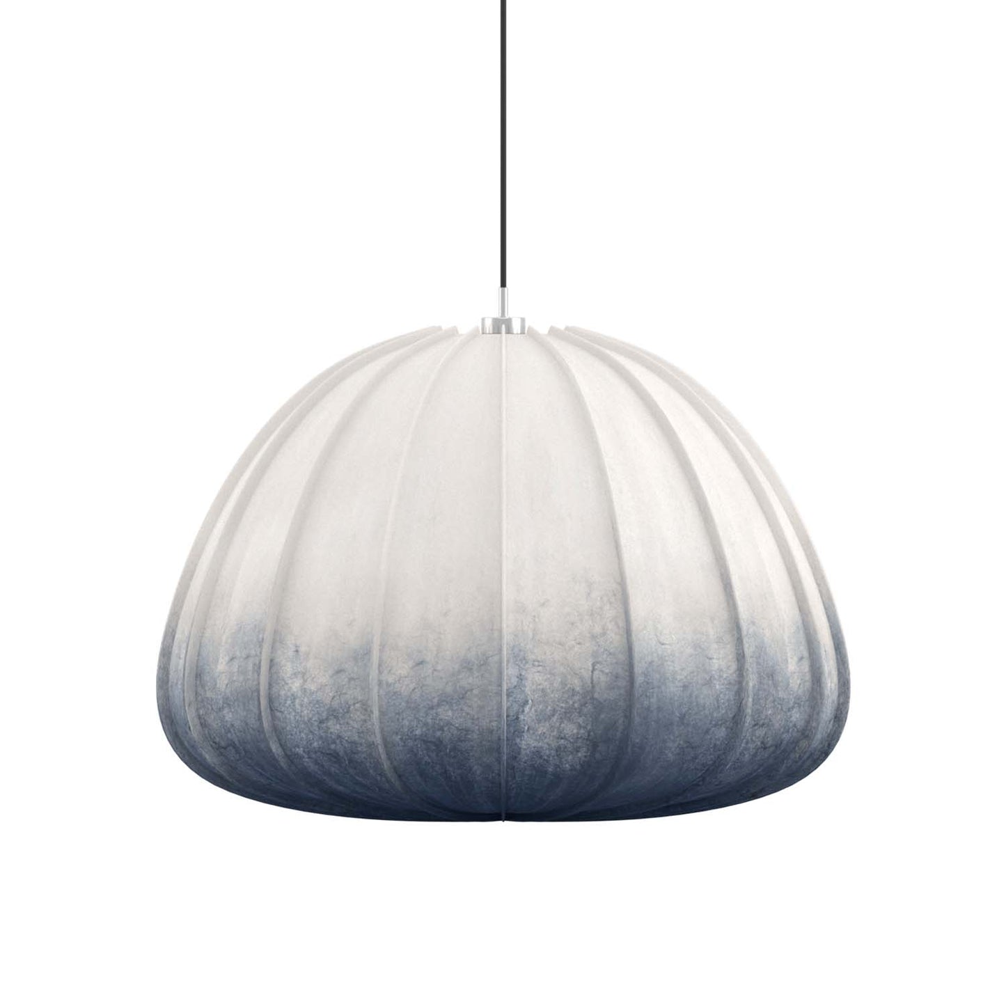 Hanglamp van witte papierfysalis in Japandi-stijl