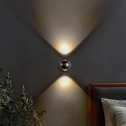 Messing LED Wandlamp