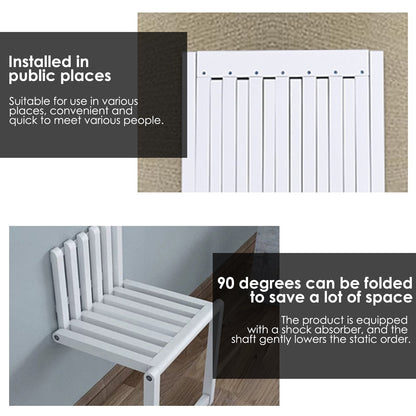 Opvouwbare Muurstoel SlimBank Compact Entree
