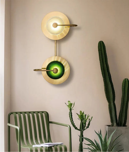 Scandinavisch Design Wandlamp Messing
