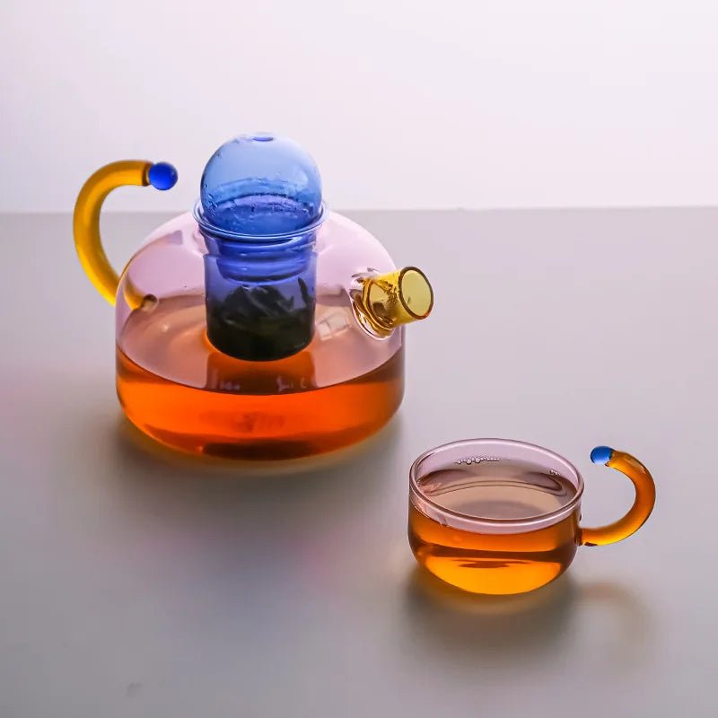 Hittebestendige Glazen Theepot Set