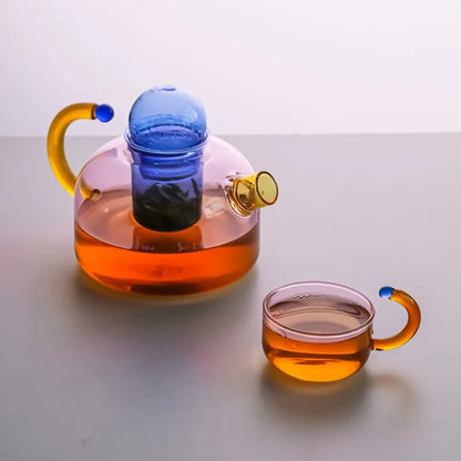 Hittebestendige Glazen Theepot Set
