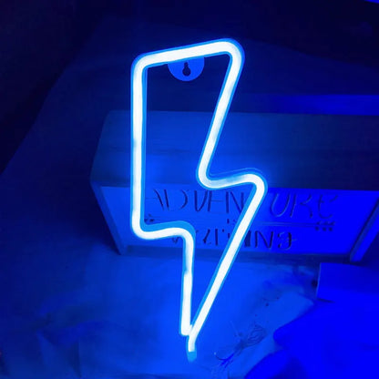 Bliksem Neon LED Lamp