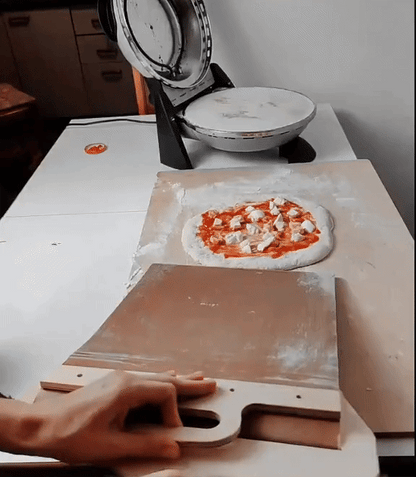 Glijdende Pizzaschep Spatula met Houten Handvat