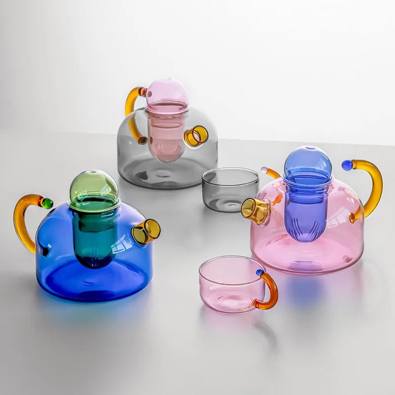 Hittebestendige Glazen Theepot Set