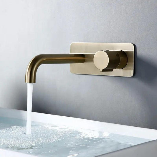 Warm- en Koudwaterkraan voor Wandmontage in de Badkamer