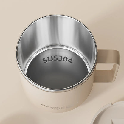Thermo Koffiemok Met Handvat RVS