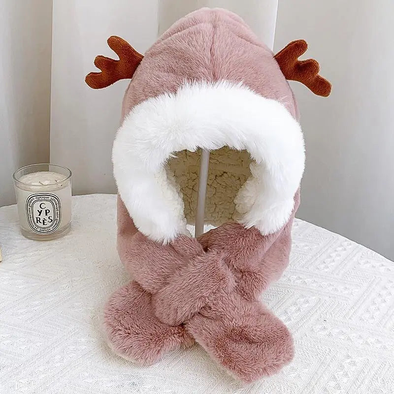 Schattige Rendier Winter Babymuts