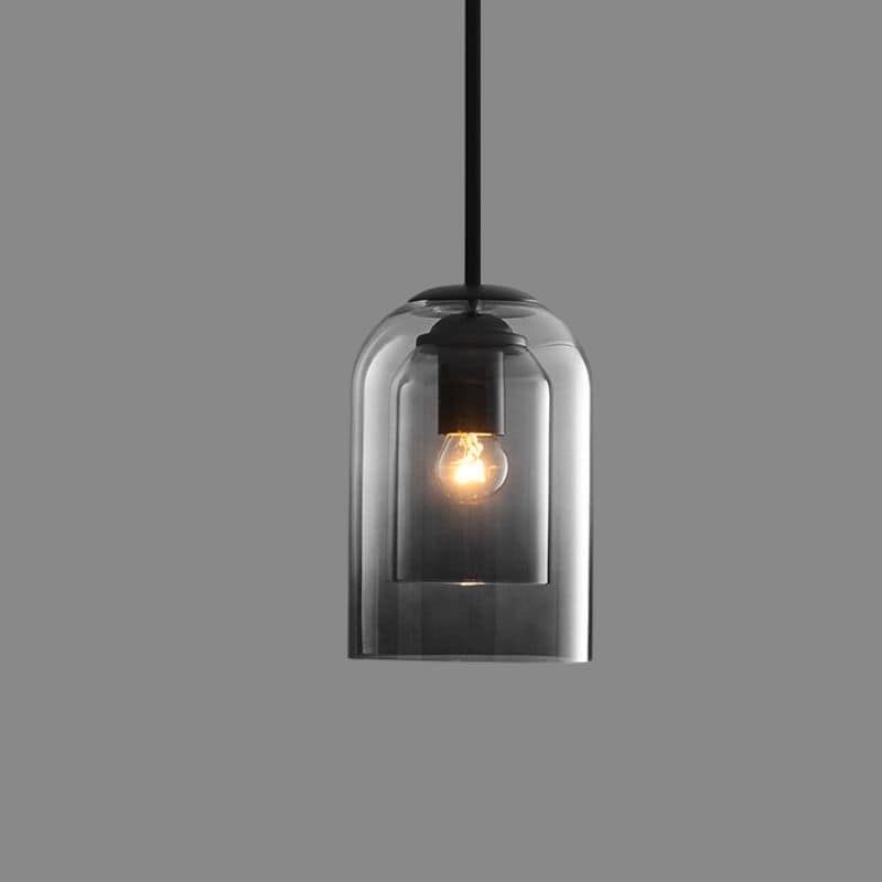 Dubbellaagse Glazen Hanglamp