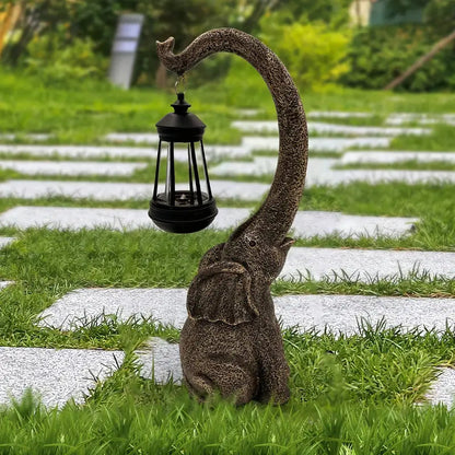 Retro Olifant Tuinlamp