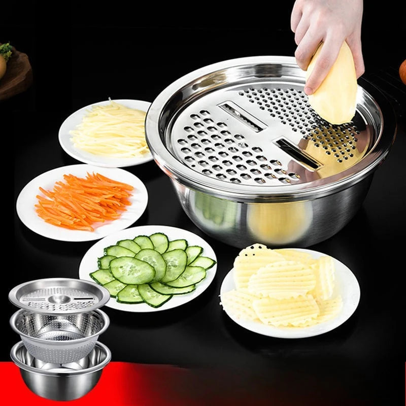 3-in-1 Groente Snijder Set