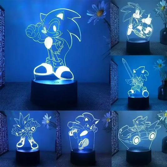 Sonic LED Nachtlampje Kawaii