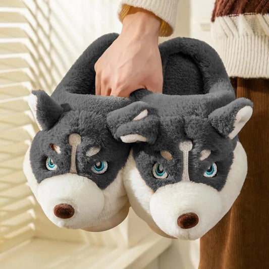 Fluffy Huskies Pantoffels Schoenen