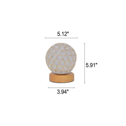 Stijlvolle Crystal LED Tafellamp