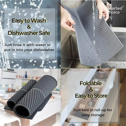 Siliconen Keuken Droogmat AntiSlip Pro