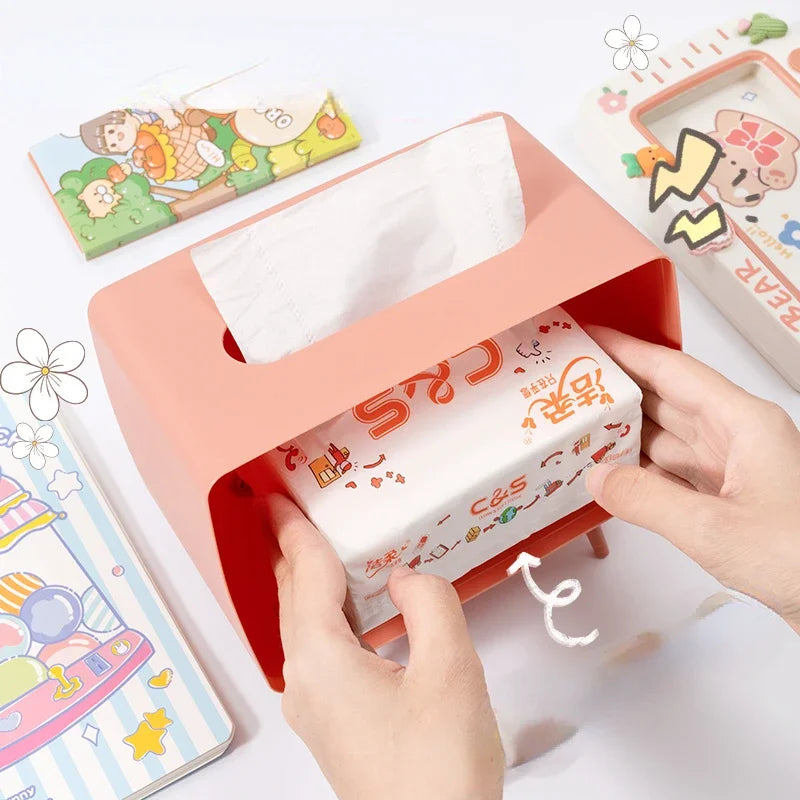 Leuke Kawaii Tv Tissue Box