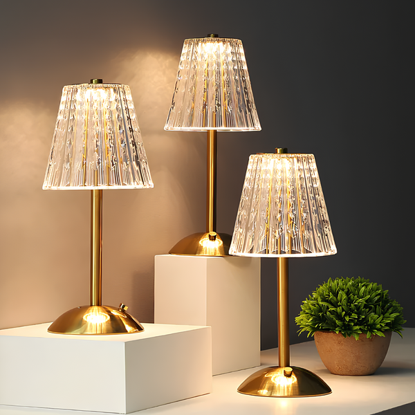Cyrstal Draadloze Tafellamp Met Bar Touch