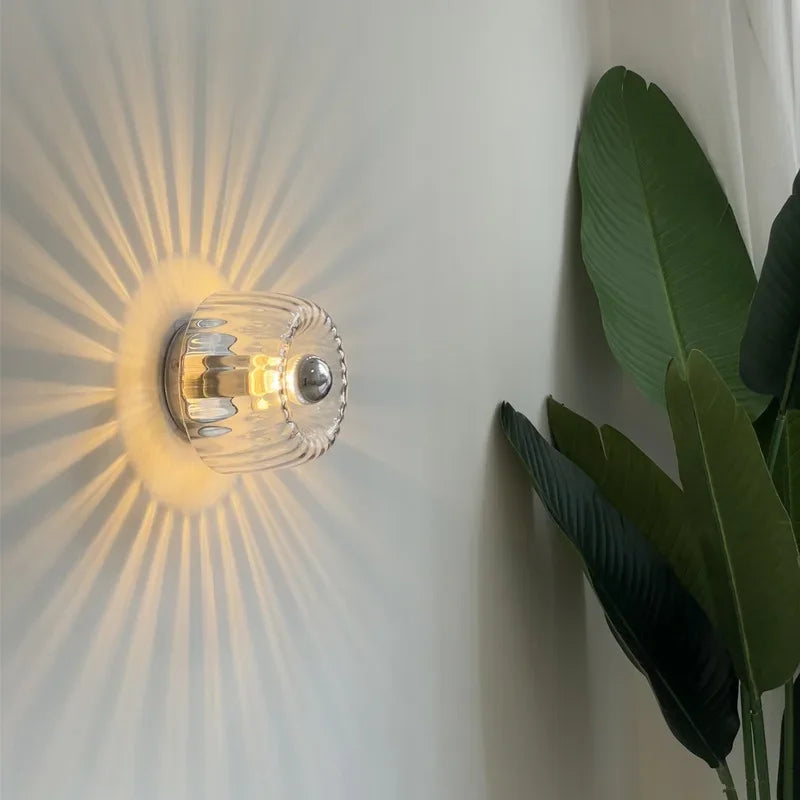 Bauhaus Glazen Wandlamp Pracht