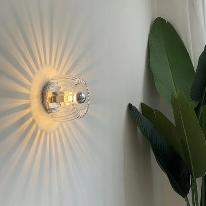 Bauhaus Glazen Wandlamp Pracht
