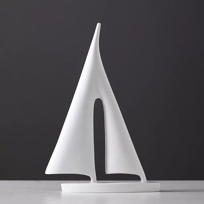 Maritieme Veerboot Zeilboot Sculptuur