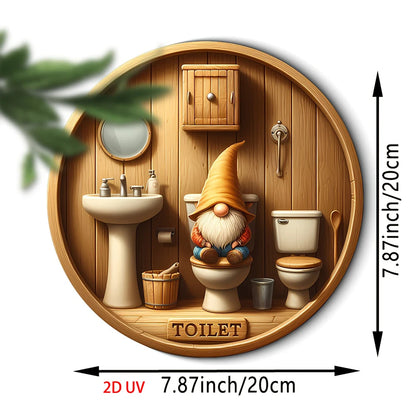 Plattelandskabouter Toilet Bord Retro Huis