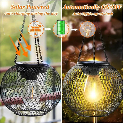 Ortiny Solar Lantaarn Buiten Sfeerverlichting