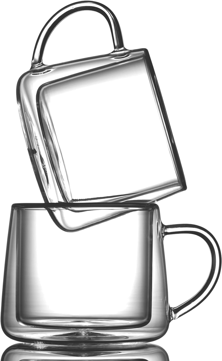 Dubbelwandige Glazen Koffiemok