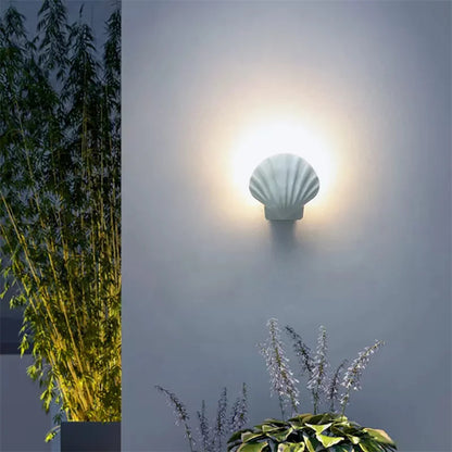 Zee Schelp Wandlamp voor Tuin