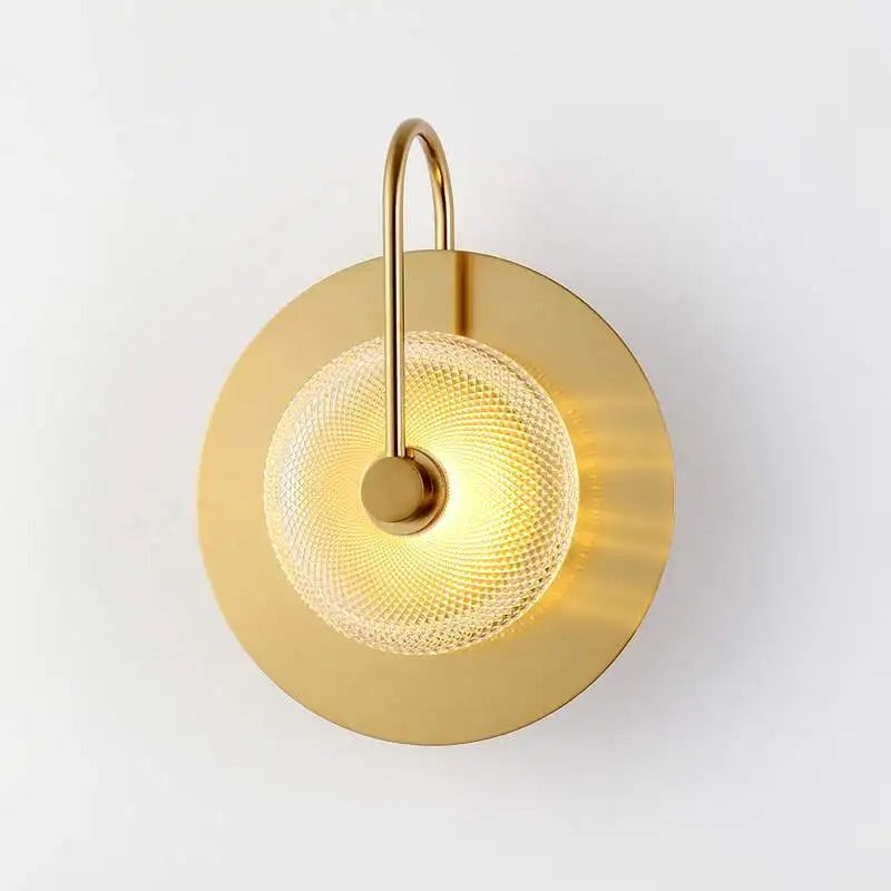 Scandinavisch Design Wandlamp Messing