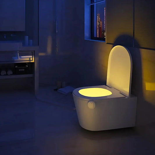 Toiletbril Slimme Bewegingssensor Nachtlampje Waterdicht