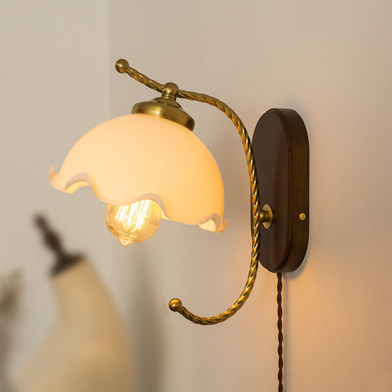 Franse Vintage Wandlamp