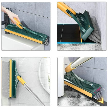 2 In 1 Vloerborstel Met Lange Steel