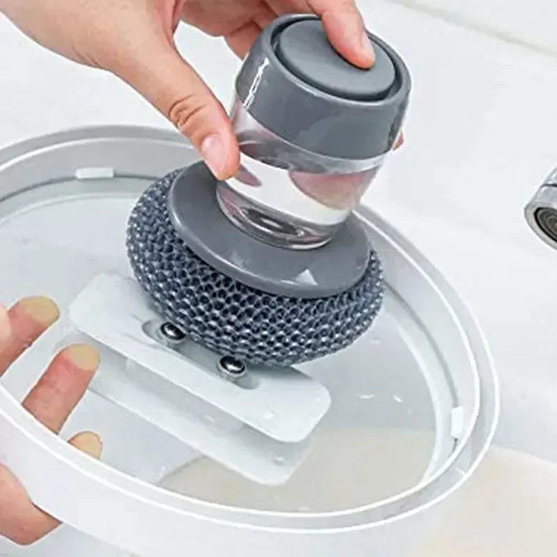 Keukenborstel met Zeepdispenser