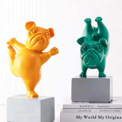 Franse Bulldog Beeldje Ornamentjes Standbeeldje