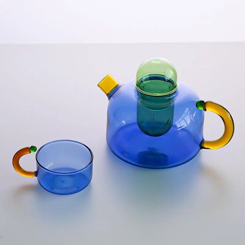 Hittebestendige Glazen Theepot Set
