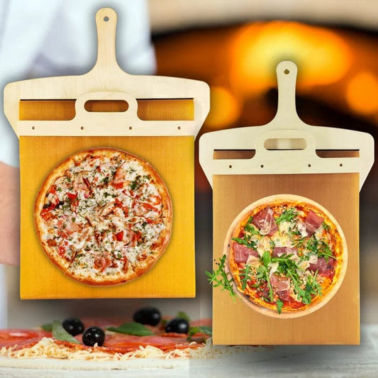 Glijdende Pizzaschep Spatula met Houten Handvat