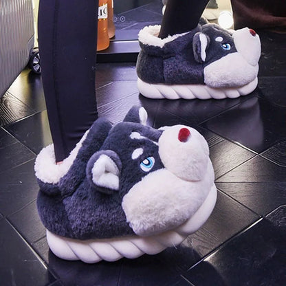 Fluffy Huskies Pantoffels Schoenen
